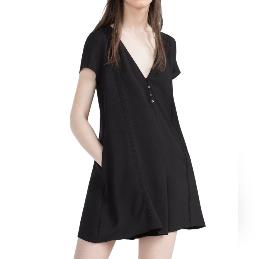 Black Zara Flowing Jumpsuit with Pockets